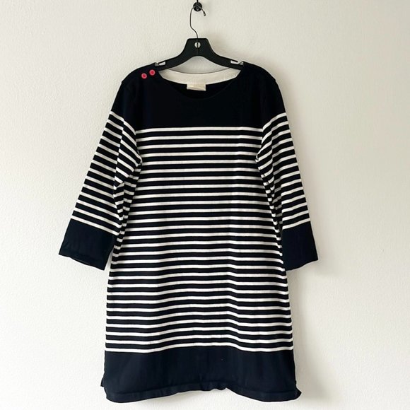 Anthropologie AlliHop Stripes Dress Large - Picture 1 of 11